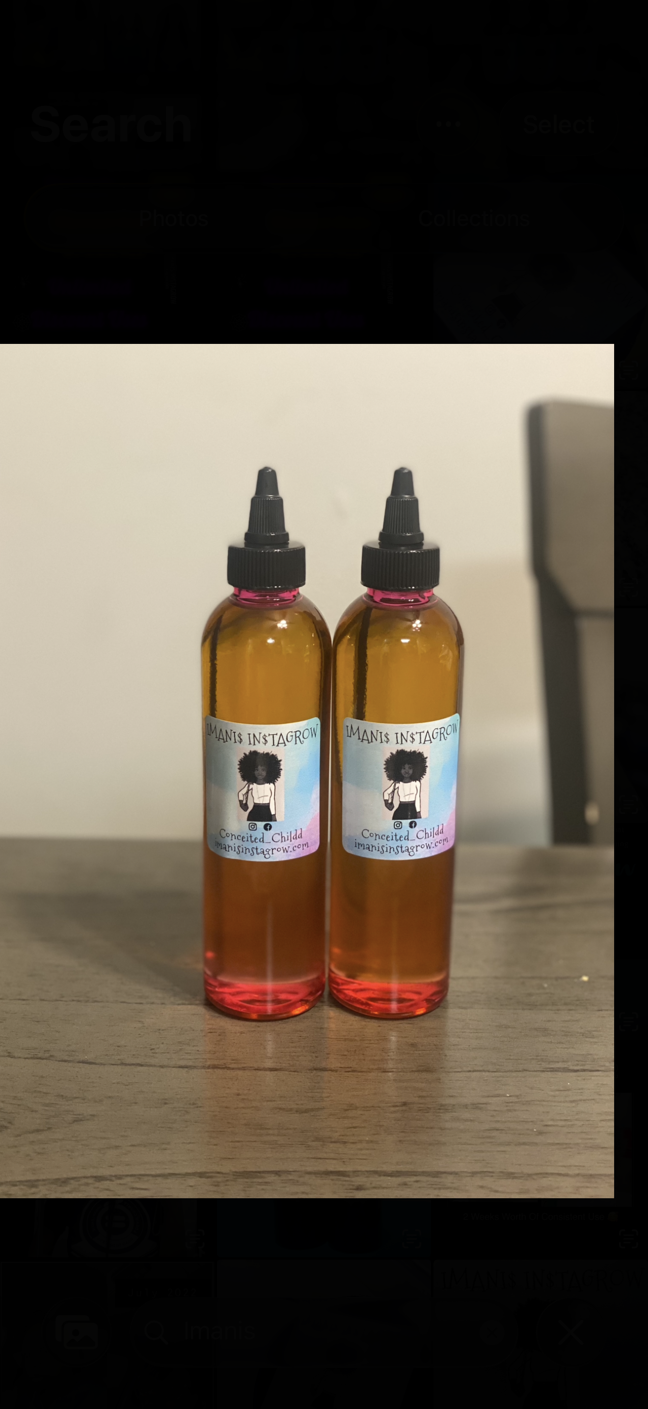 Holiday Special 8oz Growth Oil